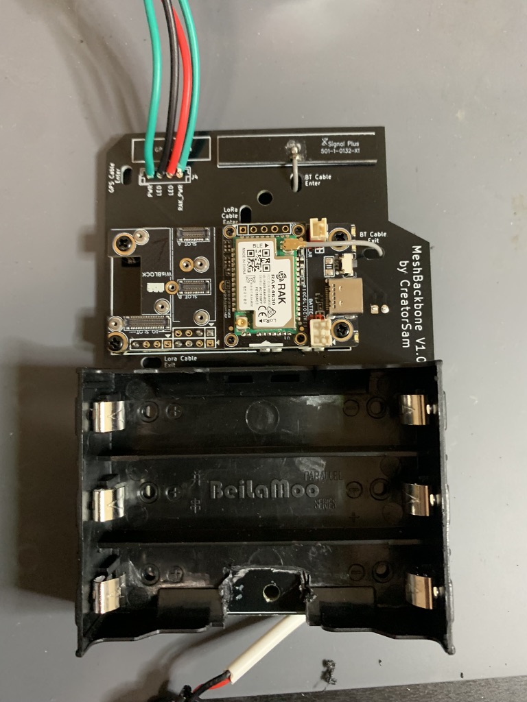 MeshBackbone PCBA top